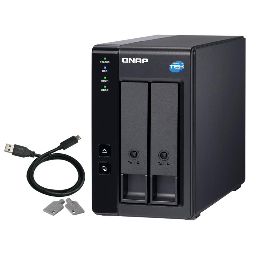 Qnap TR-002 DAS Storage 2-Bay - 960GB - 0 GB RAM Microprocessor with hardware RAID