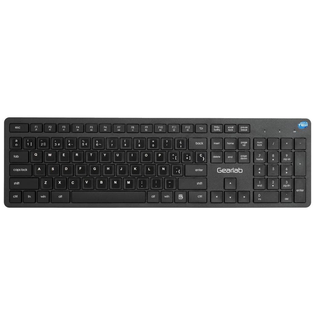 Gearlab Tastatur QWERTY Spanisch Wireless G220 SLIM With Spanish Stickers