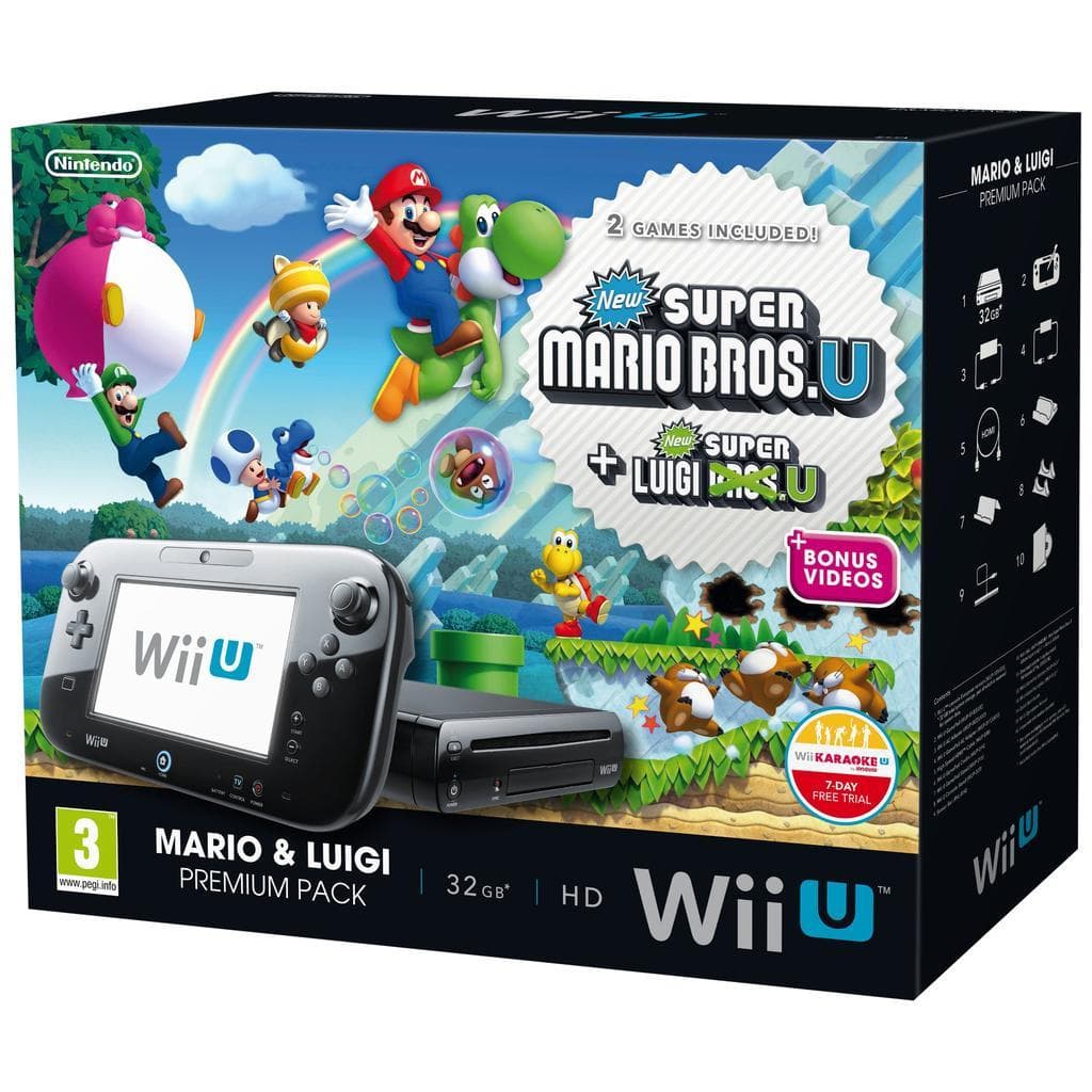 Nintendo Wii U Premium - Schwarz