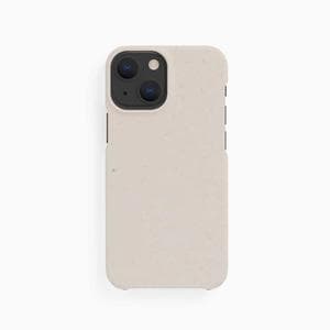 Hülle iPhone 13 - Natürliches Material - Weiß