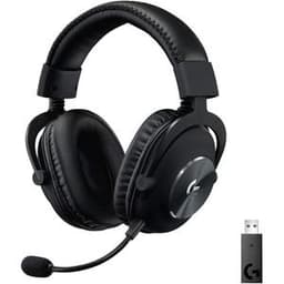 Logitech G PRO X Kopfhörer Noise cancelling gaming wireless mit Mikrofon - Schwarz
