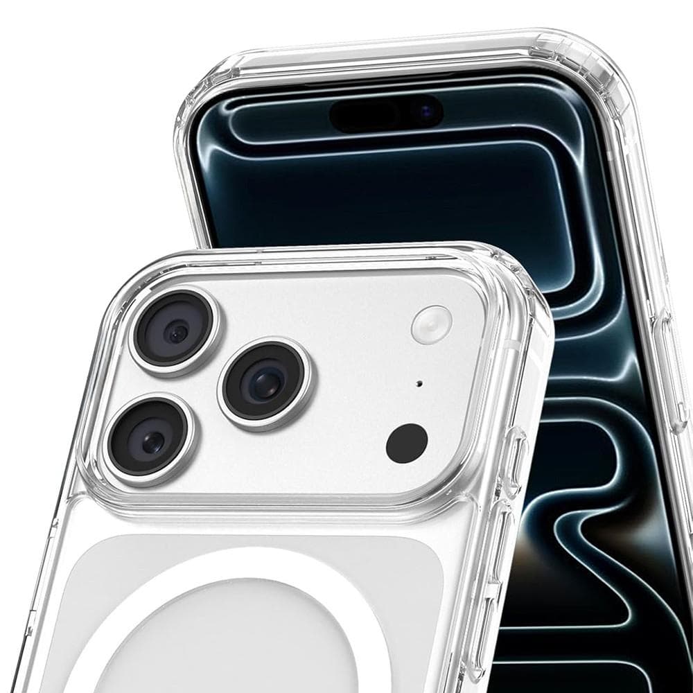 Hülle iPhone 17 Pro und 2 schutzfolien - TPU - Transparent