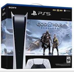 PlayStation 5 Digital 825GB - Weiß + God of War Ragnarok