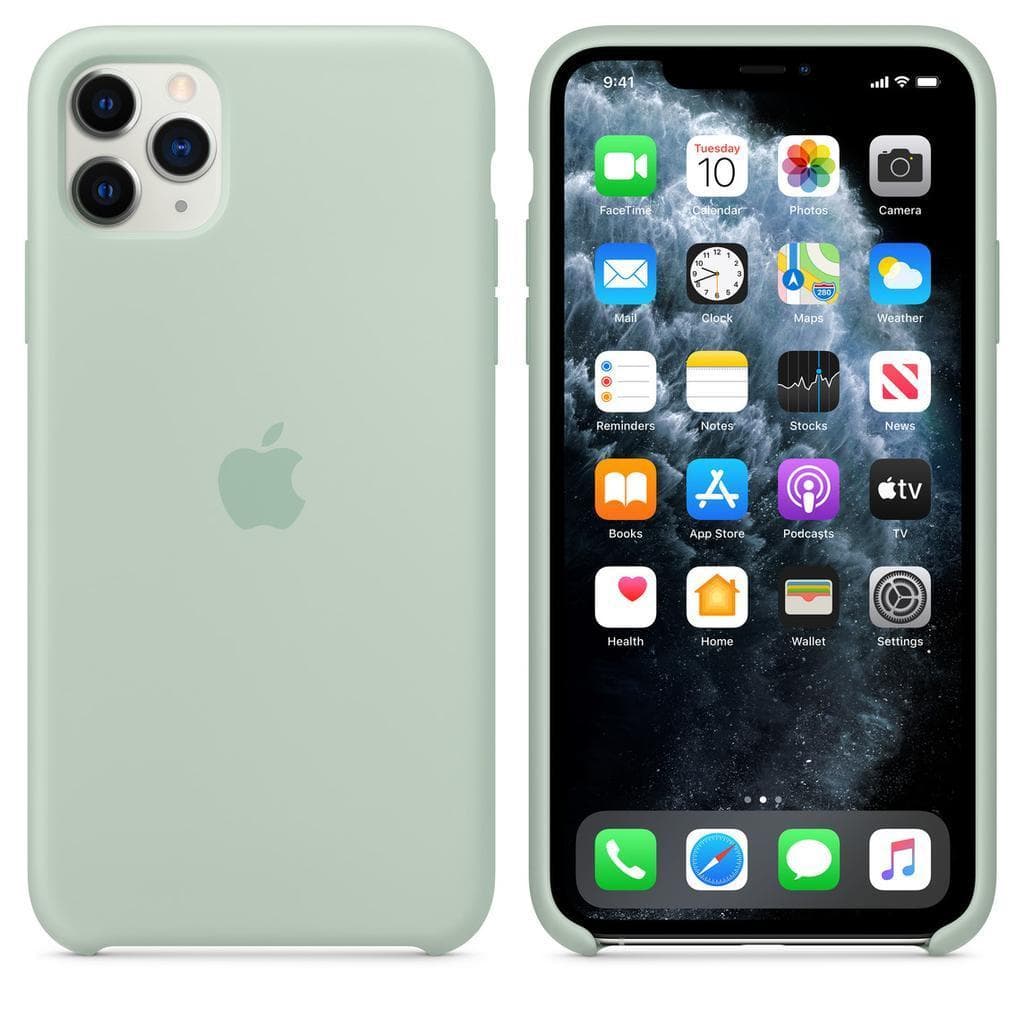 Apple-Silikon Case iPhone 11 Pro Max - Silikon Grün
