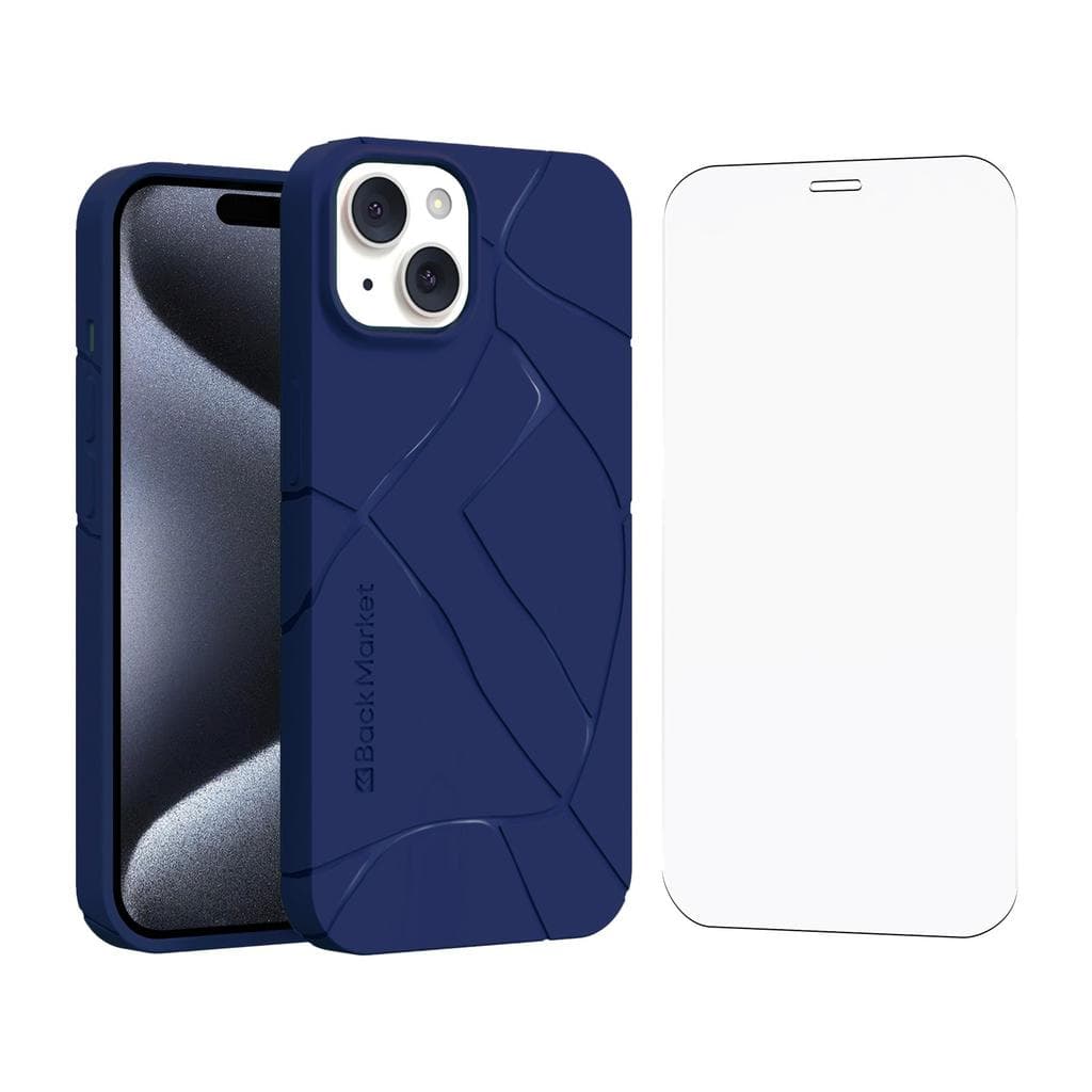 Back Market Hülle iPhone 13 und schutzfolie - Recycelter Kunststoff -