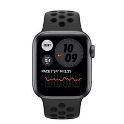 Apple Watch (Series 6) 2020 GPS 40 mm - Aluminium Space Grau - Nike Sportarmband Schwarz