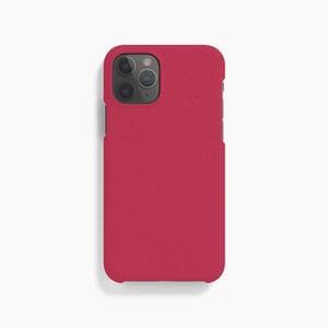 Hülle iPhone 11 Pro - Natürliches Material - Rot