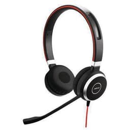 Jabra Evolve 40 Kopfhörer Noise cancelling mit kabel mit Mikrofon - Schwarz/Rot