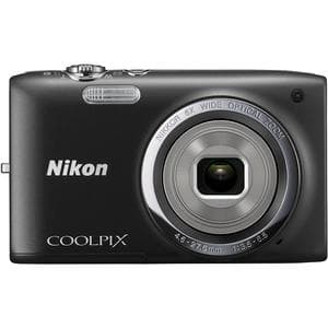Kompakt Kamera Coolpix S2700 - Schwarz + Nikon Nikkor 6x Wide Optical Zoom f/3.5-6.5