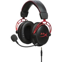 Hyperx Cloud Alpha Kopfhörer gaming mit kabel mit Mikrofon - Schwarz/Rot