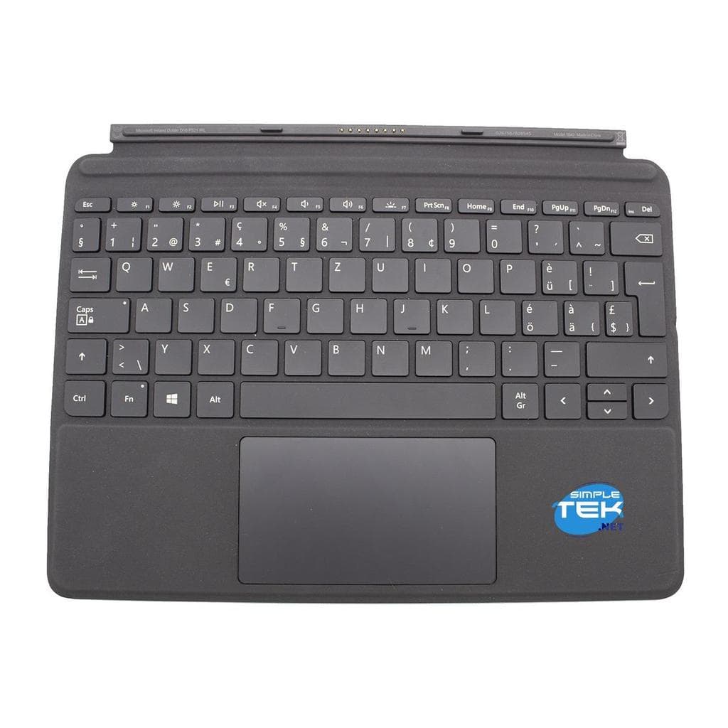 Microsoft Tastatur QWERTZ Schweizerisch Wireless mit Hintergrundbeleuchtung 1840 Magnetic Keyboard