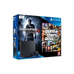 PlayStation 4 1000GB - Schwarz + Uncharted 4