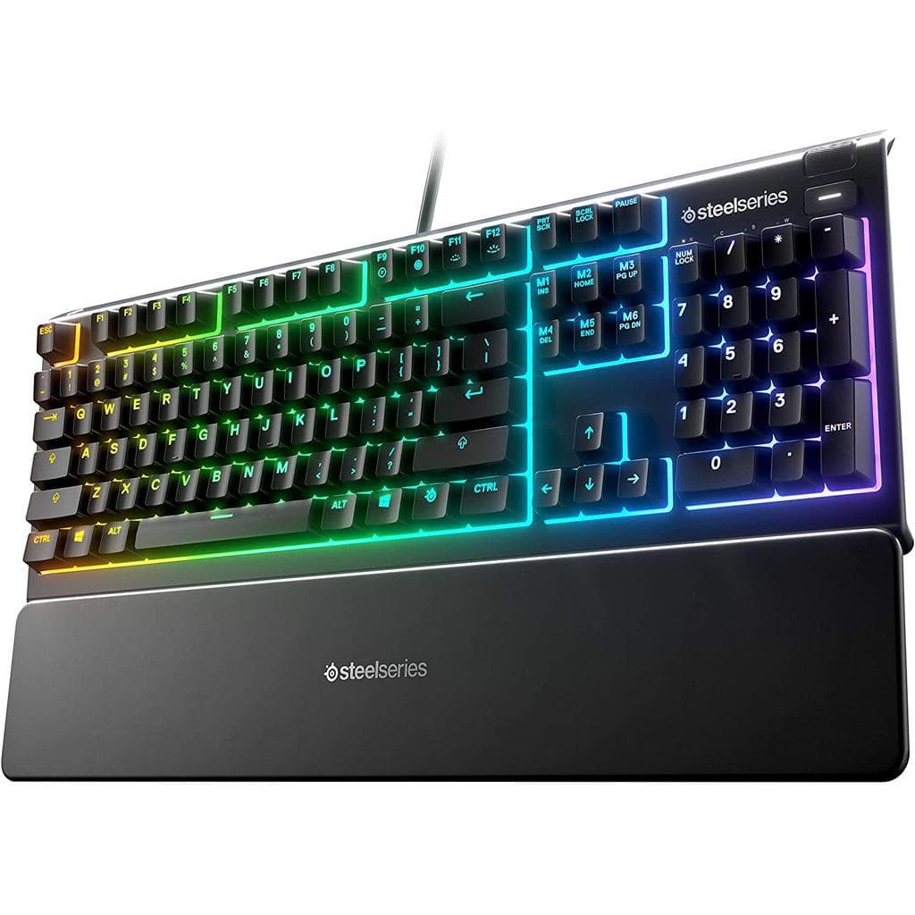 Steelseries Tastatur QWERTY Englisch (US) mit Hintergrundbeleuchtung Apex 3