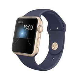 Apple Watch (Series 1) 42 mm - Aluminium Gold - Marineblau