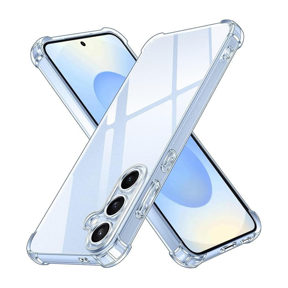 Hülle Galaxy S25 und 2 schutzfolien - TPU - Transparent