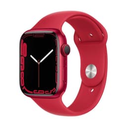 Apple Watch Series 7 (2021) GPS + Cellular 45 mm - Aluminium Rot - Sportarmband Rot