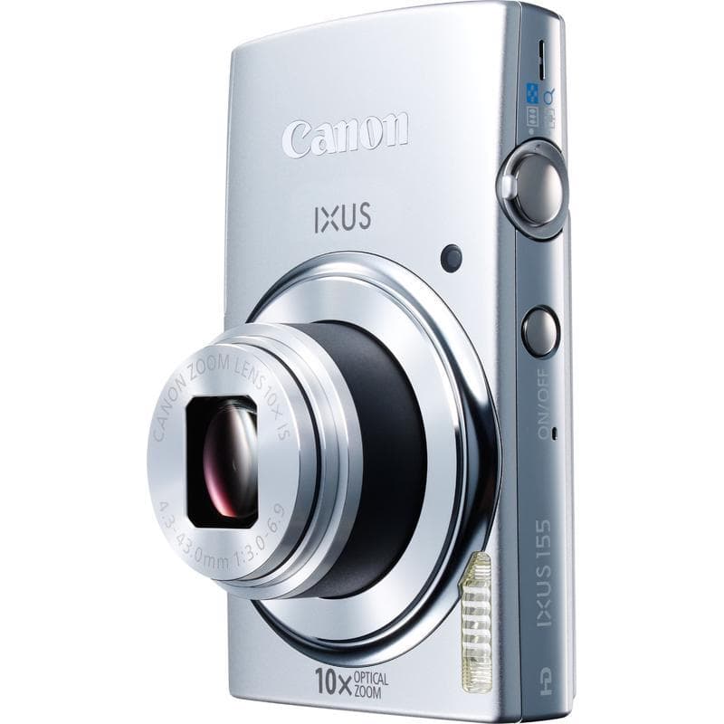 Kompakt Kamera IXUS 155 - Silber + Canon Zoom Lens 10x IS f/3.0-6.9
