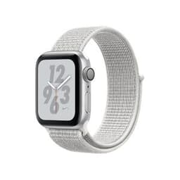 Apple Watch (Series 4) 2018 GPS 40 mm - Aluminium Silber - Sport loop Grau