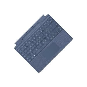 Microsoft Tastatur AZERTY Französisch Wireless mit Hintergrundbeleuchtung Surface Pro X / 8 / 9 Signature Keyboard + Slim Pen