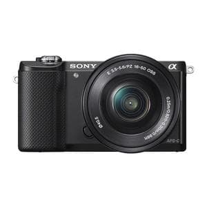 Kompakt Kamera Alpha Ilce 5000 - Schwarz + Sony Sony 16-50mm f/3.5-5.6 + Sony 55-210mm f/4.5-6.3 OSS f/3.5-5.6 + f/4.5-6.3