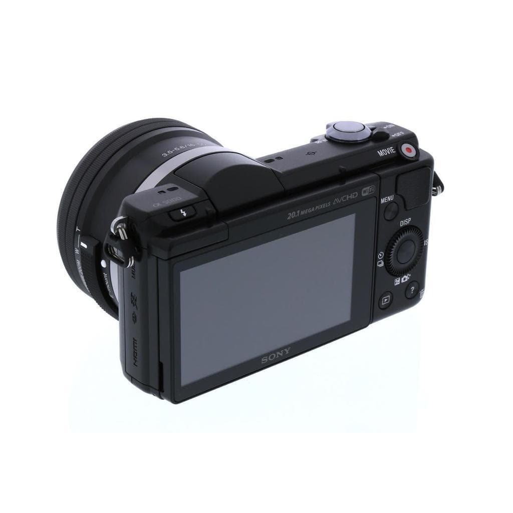 Kompakt Kamera Alpha Ilce 5000 - Schwarz + Sony Sony 16-50mm f/3.5-5.6 + Sony 55-210mm f/4.5-6.3 OSS f/3.5-5.6 + f/4.5-6.3