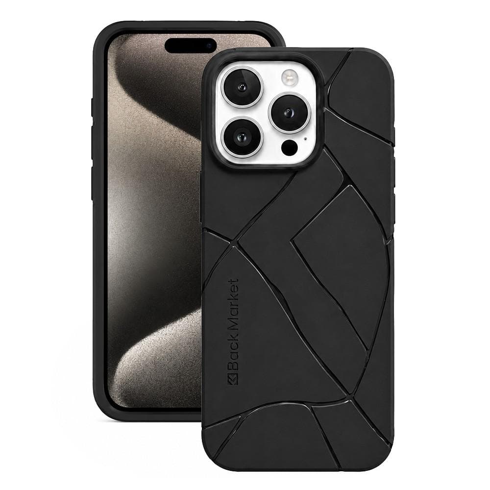 Back Market Hülle iPhone 15 Pro und schutzfolie - Recycelter Kunststoff -