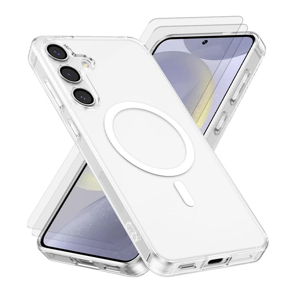 Hülle Galaxy S25 Plus und 2 schutzfolien - TPU - Transparent