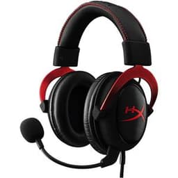Kingston HyperX Cloud II Kopfhörer gaming mit kabel mit Mikrofon - Rot/Schwarz