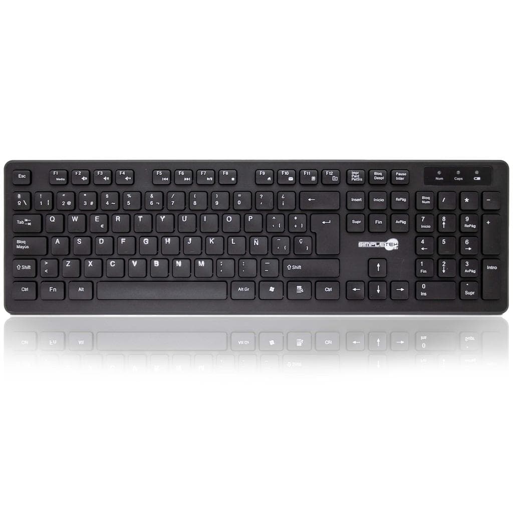 Simpletek Tastatur QWERTY Spanisch Wireless MK-03B