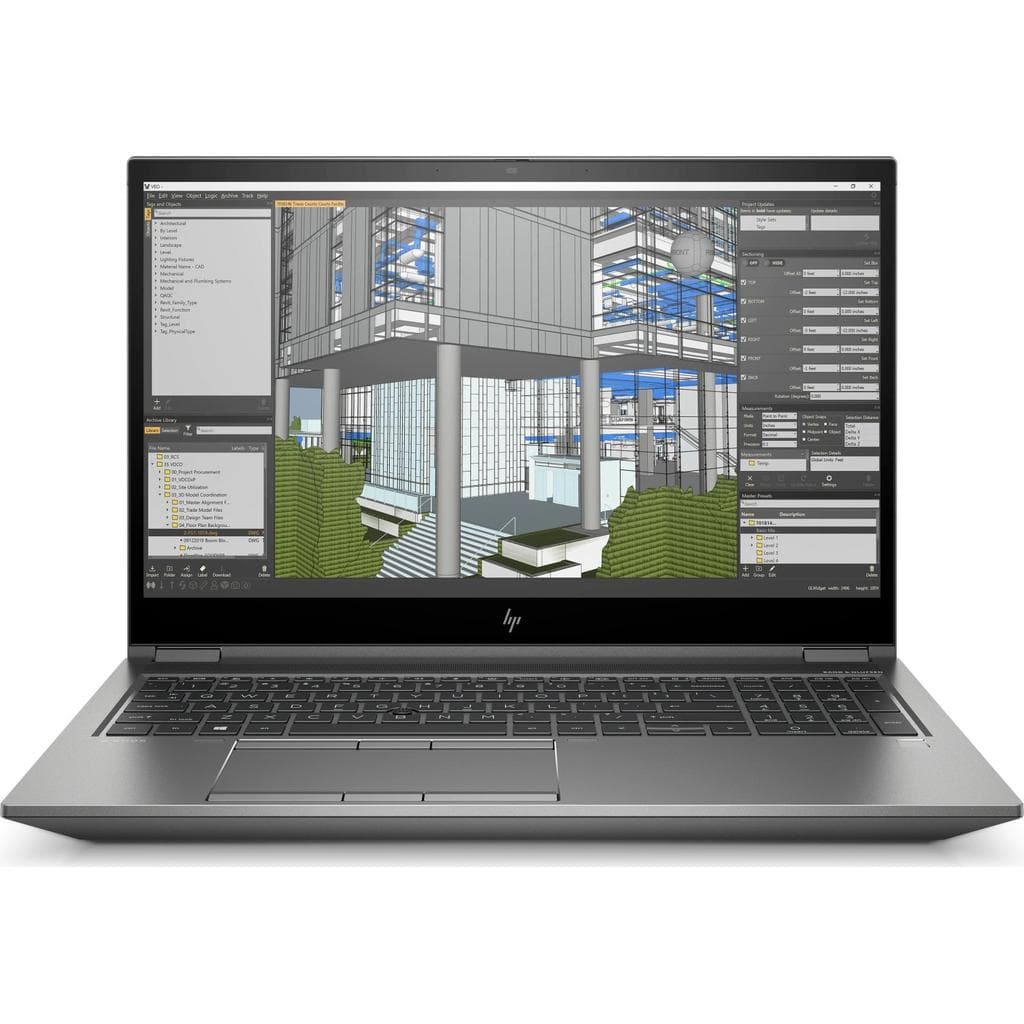 HP ZBook Fury 15 G8 15" Core i7 2.1 GHz - SSD 2 TB - 64GB QWERTY - Schwedisch