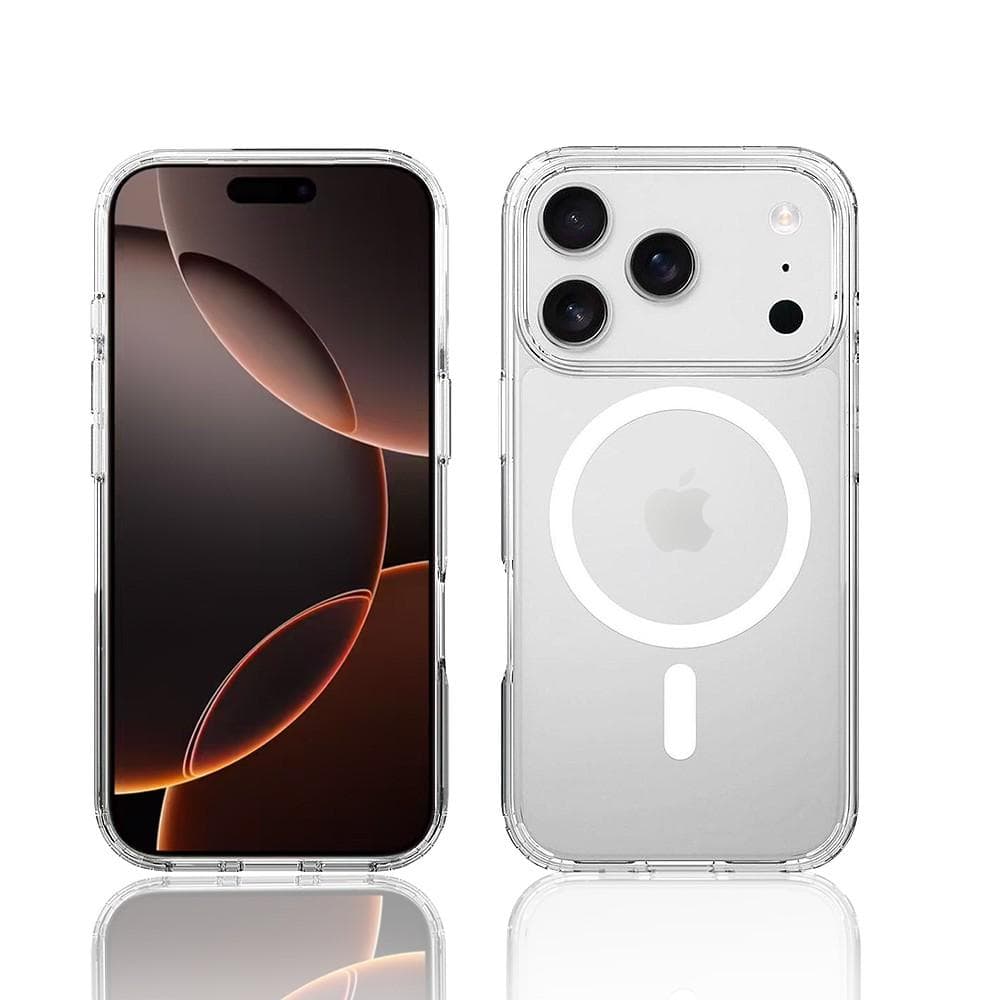 Hülle iPhone 17 Pro Max und 2 schutzfolien - TPU - Transparent
