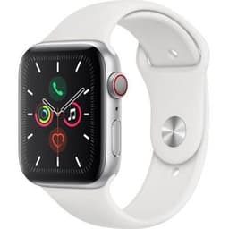 Apple Watch (Series 5) 2019 GPS 40 mm - Aluminium Silber - Sportarmband Weiß