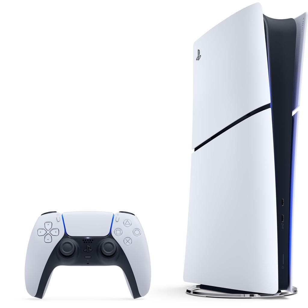 PlayStation 5 Slim Digital 825GB - Weiß + Fortnite Flowering Chaos Bundle
