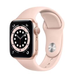 Apple Watch Series 6 (2020) GPS 40 mm - Aluminium Gold - Sportarmband Rosé