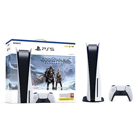 PlayStation 5 825GB - Weiß + God of War Ragnarok