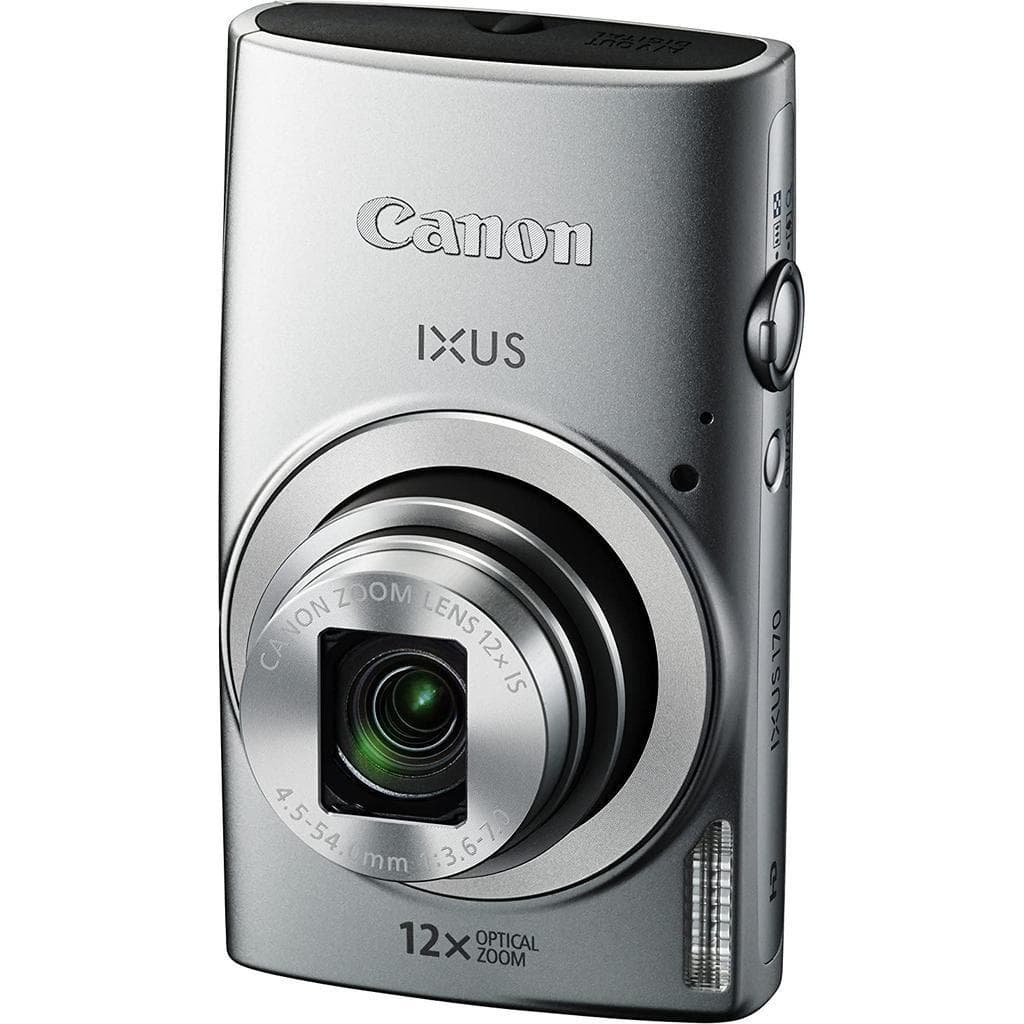Kompakt Kamera IXUS 170 - Silber + Canon Zoom Lens 12x IS 25-300mm f/3.6-7.0 f/3.6-7.0