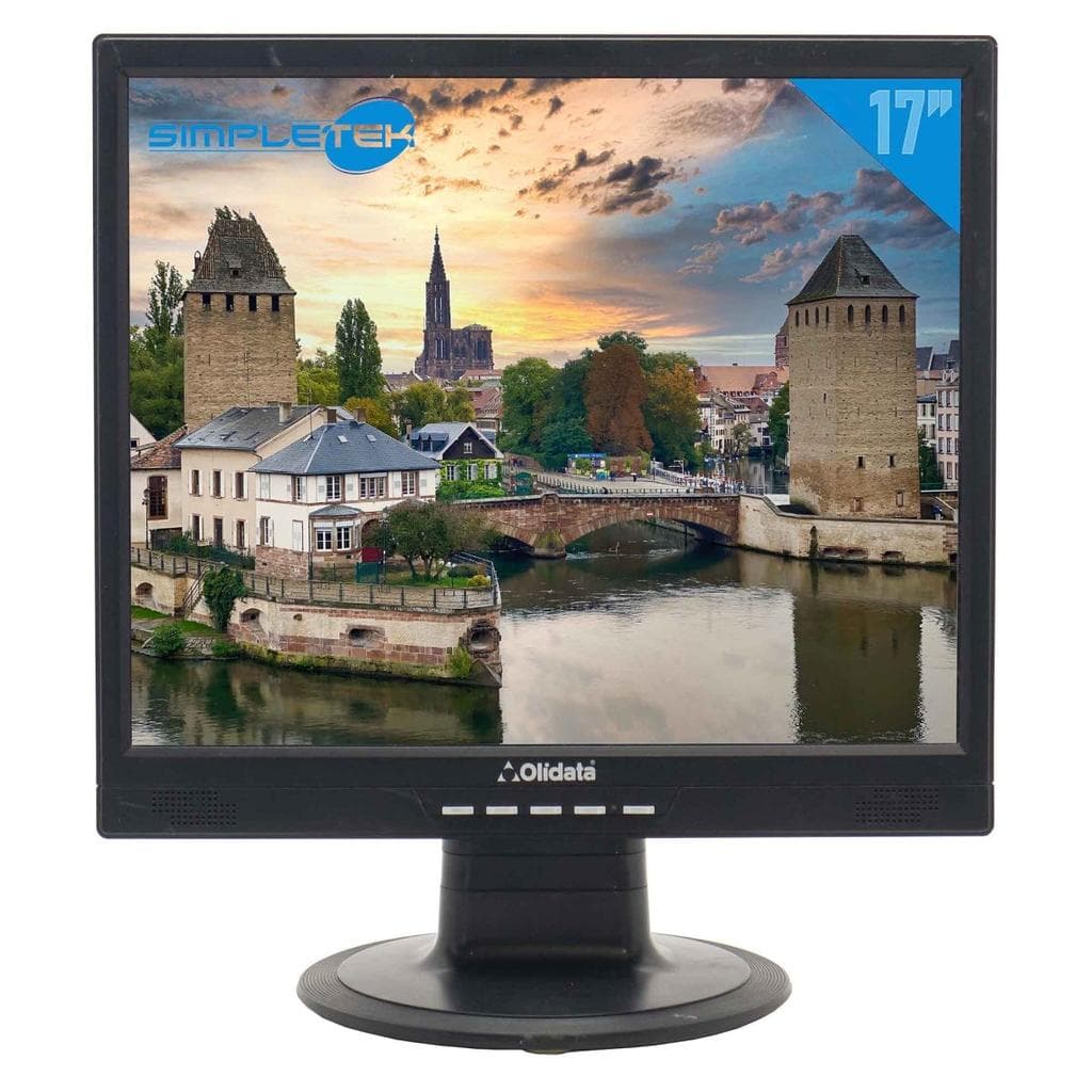 Bildschirm 17" LCD SXGA Olidata MR17F06N - built-in speakers - with stand