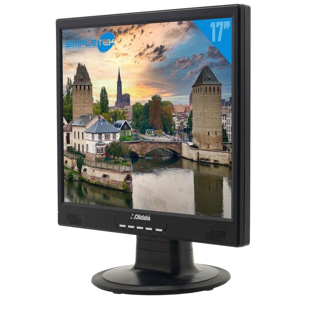 Bildschirm 17" LCD SXGA Olidata MR17F06N - built-in speakers - with stand