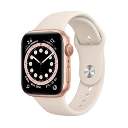 Apple Watch Series 6 (2020) GPS + Cellular 44 mm - Aluminium Gold - Sportarmband Polarstern