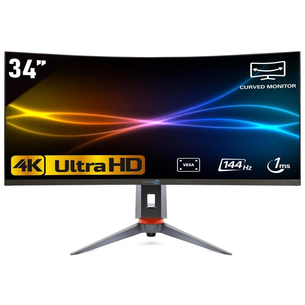 Bildschirm 34" LCD ULTRAHD Simpletek R1000 4K Ultra Wide