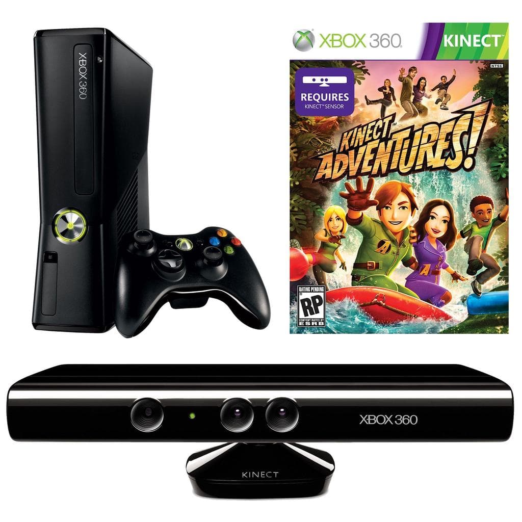 Microsoft Xbox 360 Slim - Schwarz