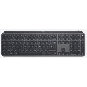 Logitech Tastatur QWERTZ Deutsch Wireless mit Hintergrundbeleuchtung MX Keys Plus