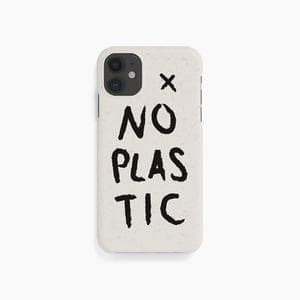 Hülle iPhone 11 - Natürliches Material - Weiß