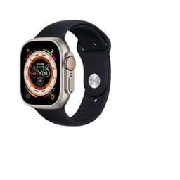 Apple Watch (Ultra) 2022 GPS + Cellular 49 mm - Titan Grau - Sportarmband Schwarz