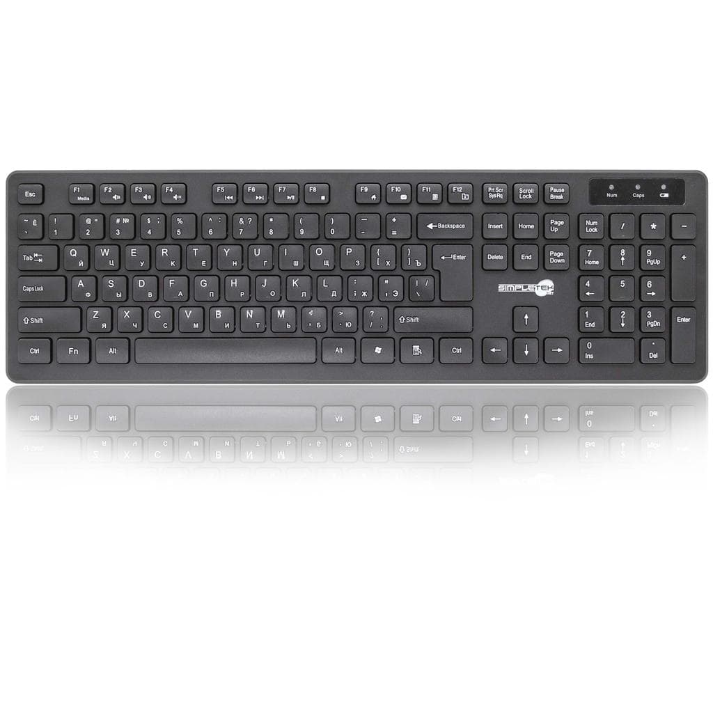Simpletek Tastatur QWERTY Russisch Wireless MK-03B