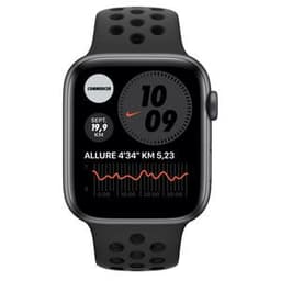 Apple Watch Series 5 (2019) GPS 40 mm - Aluminium Space Grau - Nike Sportarmband Schwarz