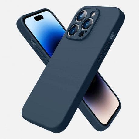 Hülle iPhone 14 Pro und 2 schutzfolien - TPU - Blau