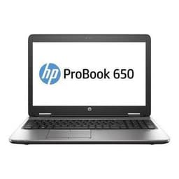 HP ProBook 650 G2 15" Core i3 2.3 GHz - SSD 256 GB - 8GB AZERTY - Französisch