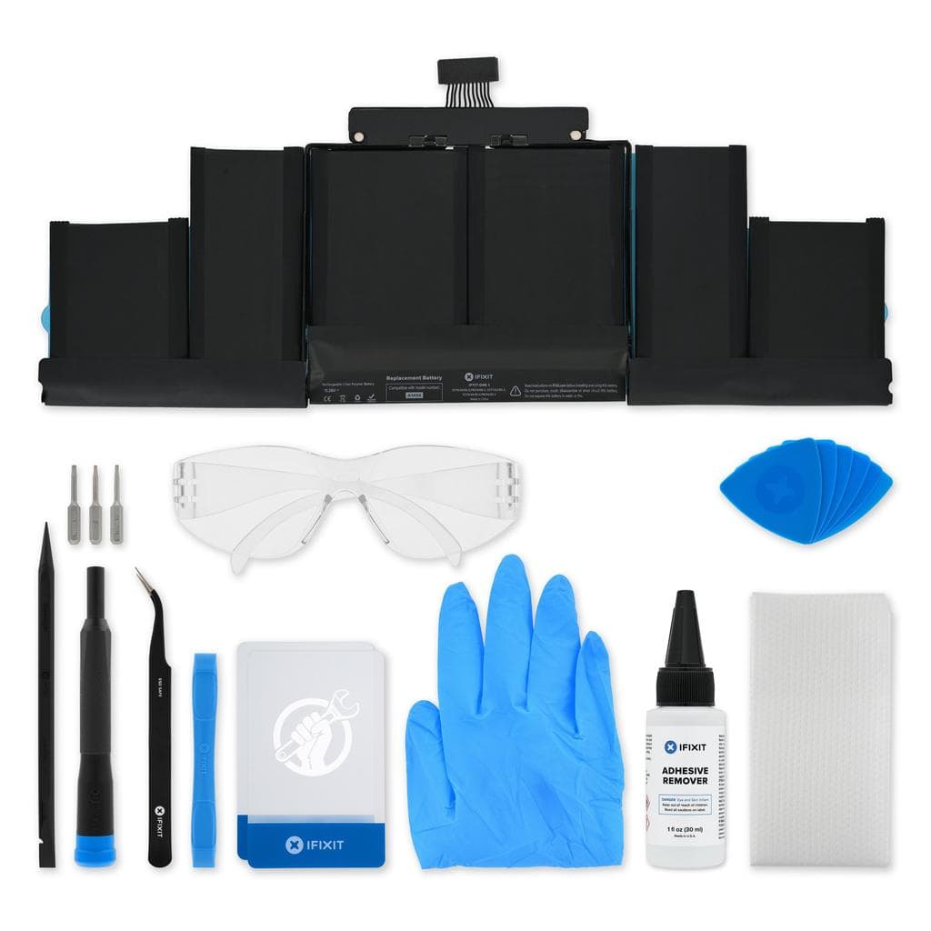 iFixit MacBook Pro 15" Retina Ende 2013-Mitte 2014 Reparaturset Akku
