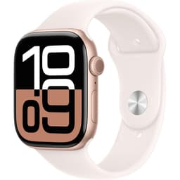 Apple Watch Series 10 (2024) GPS 46 mm - Aluminium Roségold - Sportarmband